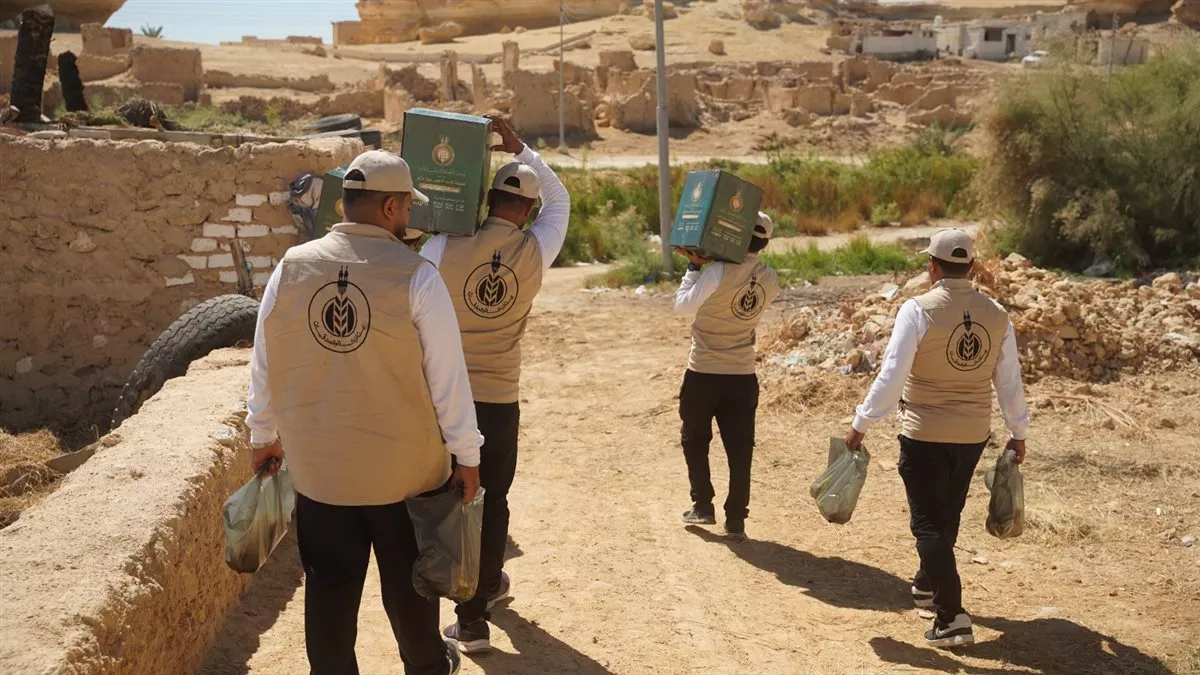 بيت الزكاة والصدقات يطلق قافلة مساعدات كبرى بمحافظة مطروح